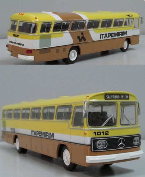 ho 1/87 onibus mercedes bens itapemirim